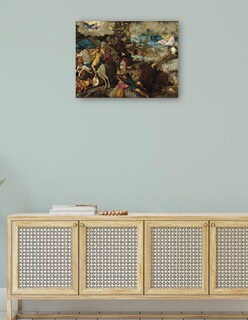 Foto 4 | Cuadro Decorativo - La Conversión De San Pablo (c. 1544)- Jacopo Tintoretto - Religión - 46x61 - Impresión En