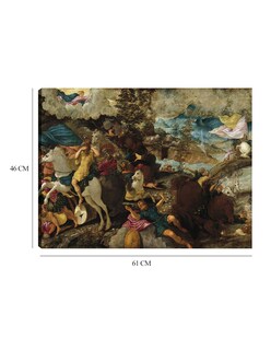 Foto 6 | Cuadro Decorativo - La Conversión De San Pablo (c. 1544)- Jacopo Tintoretto - Religión - 46x61 - Impresión En
