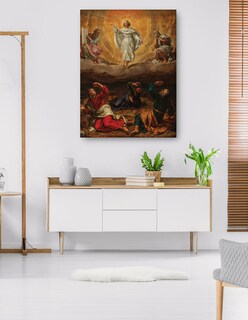 Foto 5 | Cuadro Decorativo - La Transfiguración De Cristo (siglo Xvii)- Netherlandish School - Religión - 46x61 - Fine Art Tj