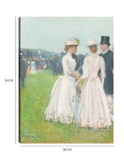 Foto 6 | Cuadro Decorativo - Au Grand Prix De Paris (en El Gran Premio De París), 1887- Childe Hassam - Fotografía - 28x