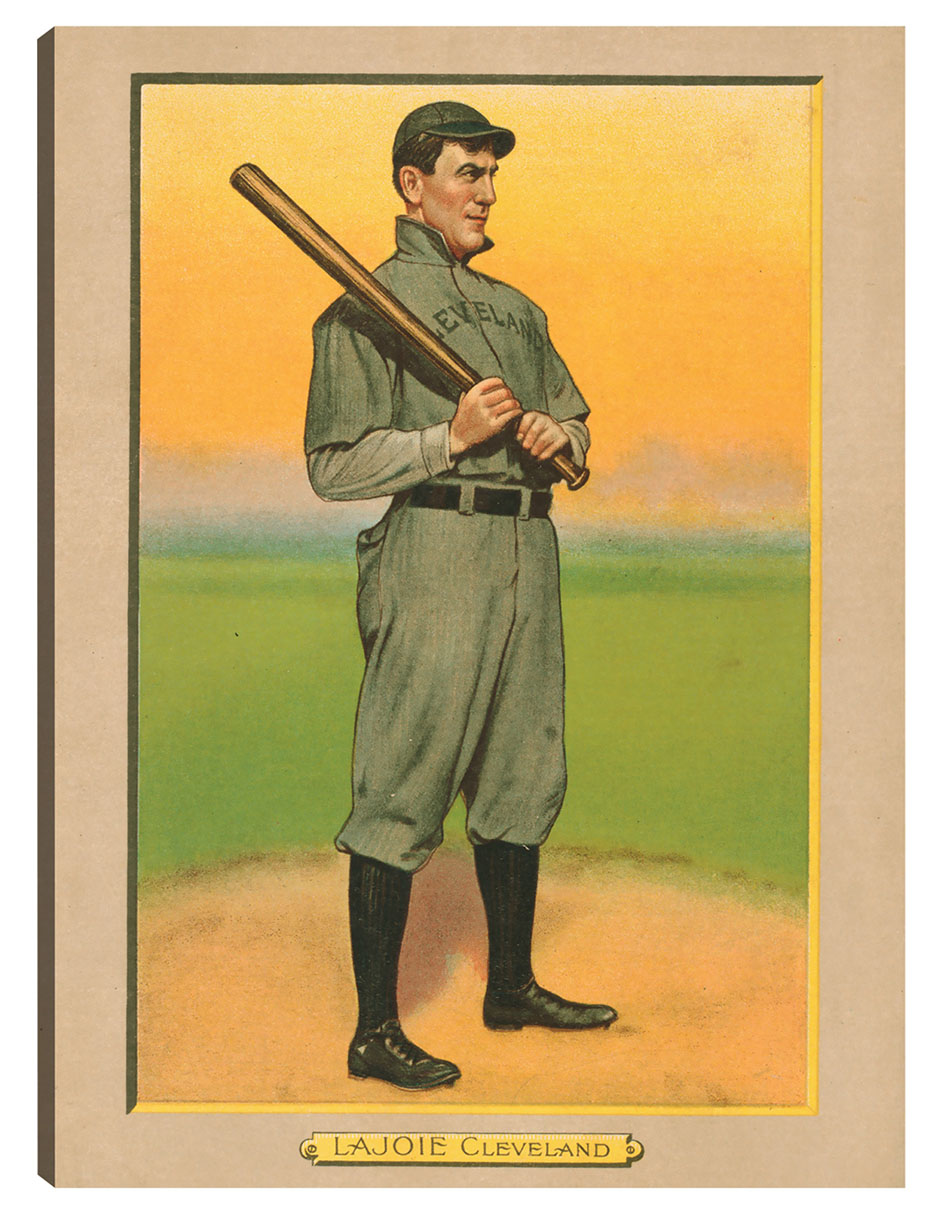 Foto 2 pulgar | Cuadro Decorativo - Nap Lajoie, Cleveland Naps, Retrato De Tarjeta De Béisbol- Library Of Congress - 69x92 - Fine Art T
