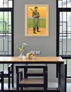 Foto 4 | Cuadro Decorativo - Nap Lajoie, Cleveland Naps, Retrato De Tarjeta De Béisbol- Library Of Congress - 69x92 - Fine Art T