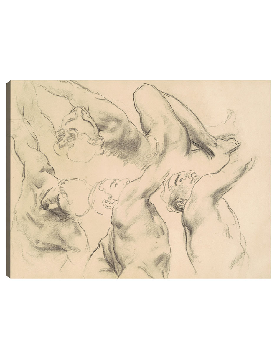 Foto 2 pulgar | Cuadro Decorativo - Estudios Para &#39,entrar En La Guerra&#39, (anverso) (1918)- John Singer Sargent - 28x36 - Fine