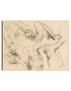 Foto 1 | Cuadro Decorativo - Estudios Para ',entrar En La Guerra', (anverso) (1918)- John Singer Sargent - 28x36 - Fine