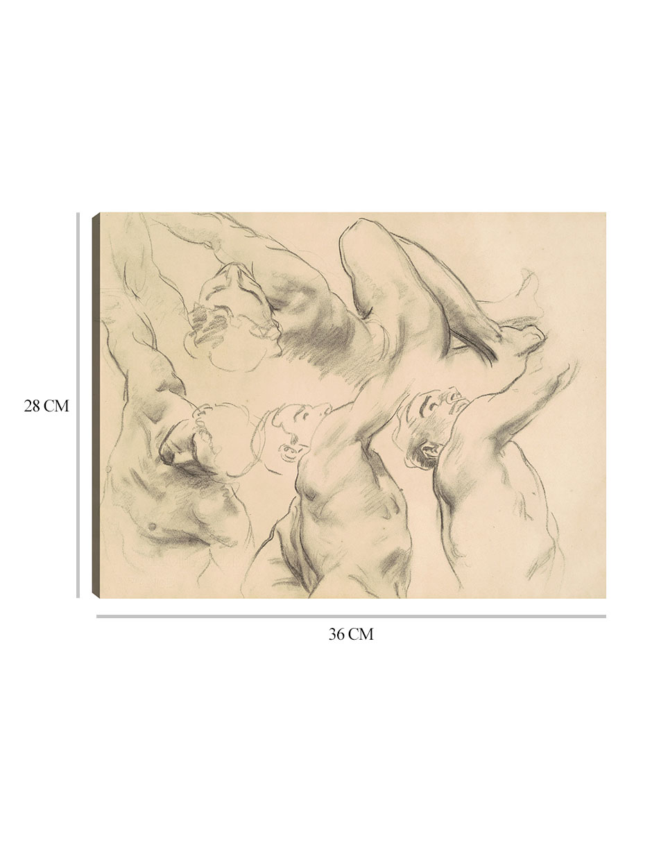 Foto 7 pulgar | Cuadro Decorativo - Estudios Para &#39,entrar En La Guerra&#39, (anverso) (1918)- John Singer Sargent - 28x36 - Fine