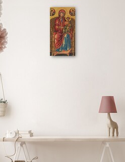 Foto 3 | Cuadro Decorativo - La Virgen Y El Niño En Un Trono Curvo, C. 1260/1280- Constantinople - Religión - 54x102 - Fine Ar