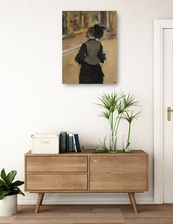 Foto 3 | Cuadro Decorativo - Mujer Vista Desde Atrás (visita A Un Museo), C. 1879-1885- Edgar Degas - Fotografía - 107x1