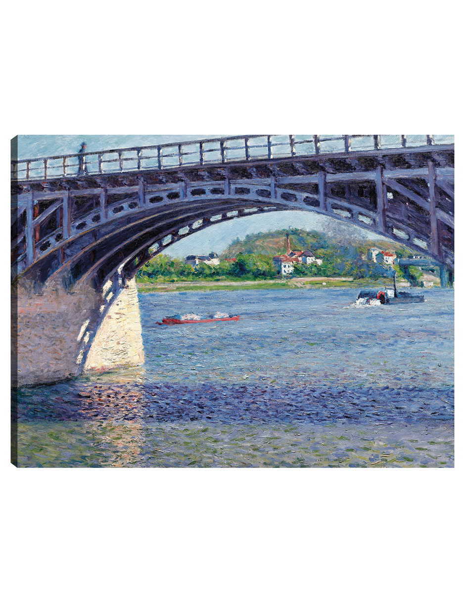 Foto 2 pulgar | Cuadro Decorativo - El Puente Argenteuil Y El Sena (hacia 1883)- Gustave Caillebotte - Religión - 46x61 - Fine Art Tj