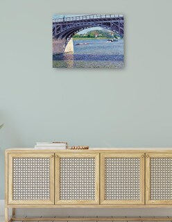 Foto 4 | Cuadro Decorativo - El Puente Argenteuil Y El Sena (hacia 1883)- Gustave Caillebotte - Religión - 46x61 - Fine Art Tj
