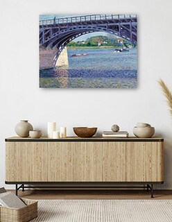 Foto 5 | Cuadro Decorativo - El Puente Argenteuil Y El Sena (hacia 1883)- Gustave Caillebotte - Religión - 46x61 - Fine Art Tj