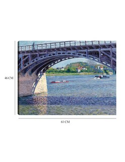 Foto 6 | Cuadro Decorativo - El Puente Argenteuil Y El Sena (hacia 1883)- Gustave Caillebotte - Religión - 46x61 - Fine Art Tj