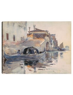 Foto 1 | Cuadro Decorativo - Punte Panada, Nuevas Fundaciones, Venecia (c. 1880)- John Singer Sargent - Ciudades - 46x61 - F