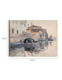 Foto 6 | Cuadro Decorativo - Punte Panada, Nuevas Fundaciones, Venecia (c. 1880)- John Singer Sargent - Ciudades - 46x61 - F