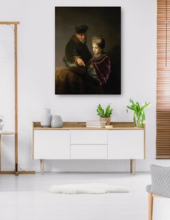 Foto 5 | Cuadro Decorativo - Un Joven Erudito Y Su Tutor (alrededor De 1629-1630)- Rembrandt Van Rijn - Fotografía - 69x9