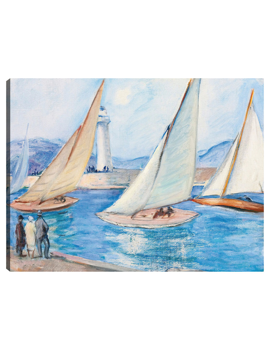 Foto 2 pulgar | Cuadro Decorativo - Inicio De Regatas En El Sur, St. Tropez (década De 1920)- Henri Lebasque - Costa - 28x36 - Fine A