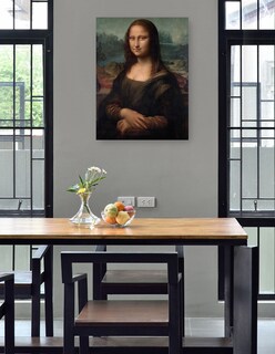 Foto 4 | Cuadro Decorativo - Retrato De Mona Lisa Del Giocondo (1503-1506)- Leonardo Da Vinci - Fotografía - 28x36 - Fine Art Tj
