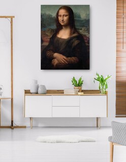 Foto 5 | Cuadro Decorativo - Retrato De Mona Lisa Del Giocondo (1503-1506)- Leonardo Da Vinci - Fotografía - 28x36 - Fine Art Tj