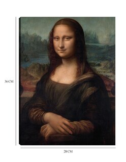 Foto 6 | Cuadro Decorativo - Retrato De Mona Lisa Del Giocondo (1503-1506)- Leonardo Da Vinci - Fotografía - 28x36 - Fine Art Tj