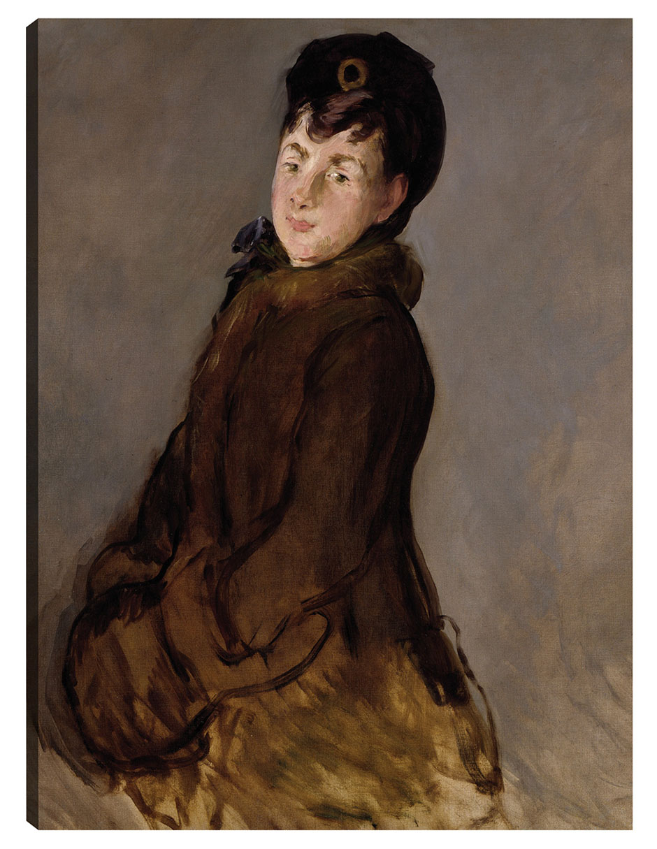 Foto 2 pulgar | Cuadro Decorativo - Retrato De Isabelle Lemonnier Con Manguito (alrededor De 1879-80)- Edouard Manet - 28x36 - Fine Ar