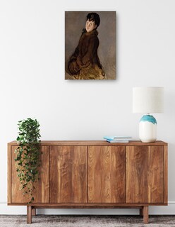 Foto 2 | Cuadro Decorativo - Retrato De Isabelle Lemonnier Con Manguito (alrededor De 1879-80)- Edouard Manet - 28x36 - Fine Ar