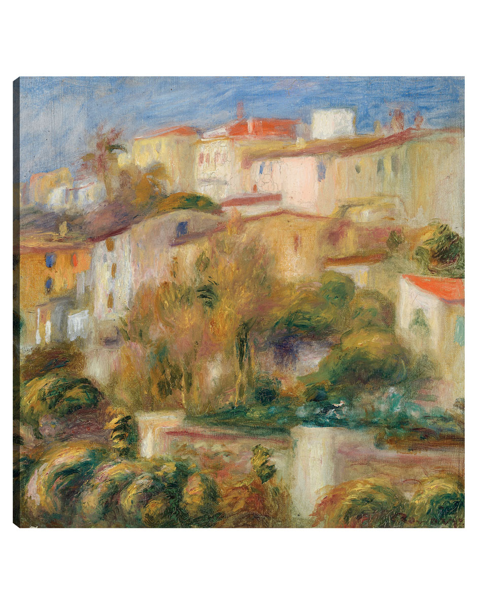 Foto 2 pulgar | Cuadro Decorativo - Casas En Una Colina (groupe De Maisons Sur Un Coteau) (1908)- Pierre-auguste Renoir - 51x51 - F