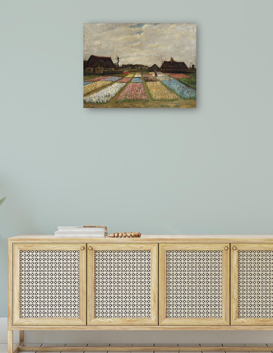 Foto 5 pulgar | Cuadro Decorativo - Parterres De Flores En Holanda (c. 1883)- Vincent Van Gogh - Religión - 28x36 - Fine Art Tj