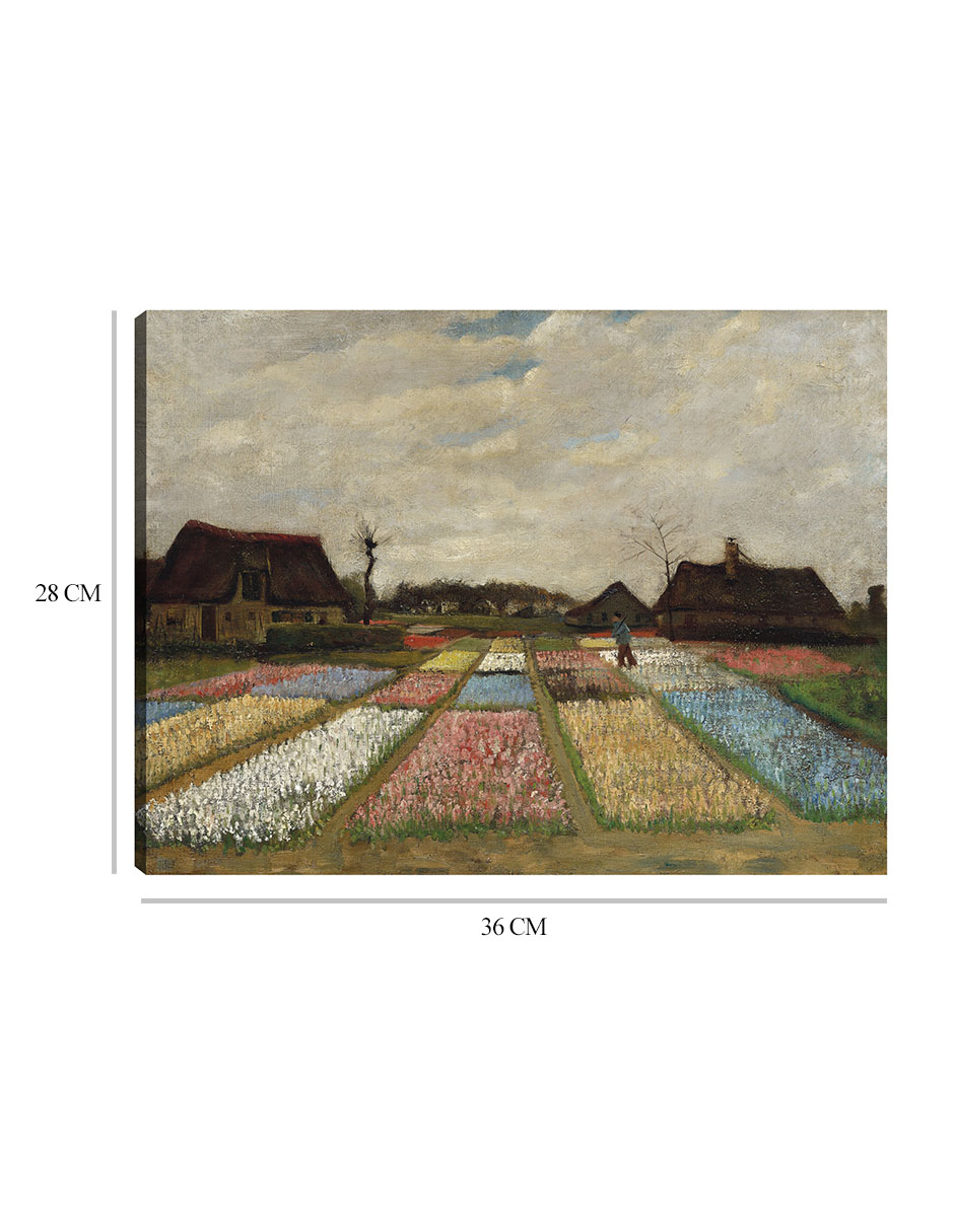 Foto 7 pulgar | Cuadro Decorativo - Parterres De Flores En Holanda (c. 1883)- Vincent Van Gogh - Religión - 28x36 - Fine Art Tj