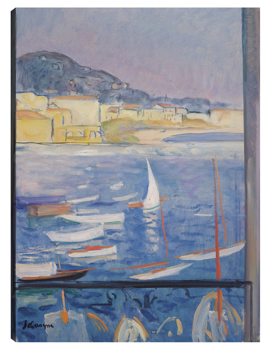 Foto 2 pulgar | Cuadro Decorativo - Villefranche-sur-mer, Fenêtre Ouverte Sur Le Port (1926)- Henri Lebasque - Costa - 46x61 - Fine A