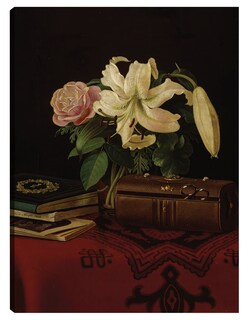 Foto 1 | Cuadro Decorativo - Naturaleza Muerta Sobre La Mesa De Trabajo De Una Dama (1868)- Ferdinand Von Wright - 46x61 - F