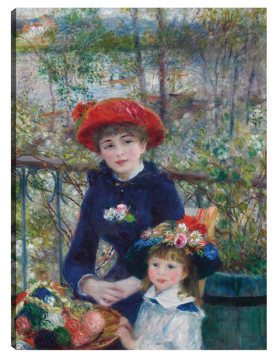 Foto 2 pulgar | Cuadro Decorativo - Dos Hermanas (en La Terraza) (1881)- Pierre-auguste Renoir - Fotografía - 28x36 - Fine Art Tj