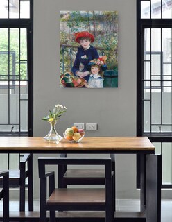 Foto 4 | Cuadro Decorativo - Dos Hermanas (en La Terraza) (1881)- Pierre-auguste Renoir - Fotografía - 28x36 - Fine Art Tj