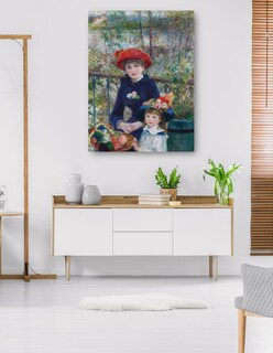 Foto 5 | Cuadro Decorativo - Dos Hermanas (en La Terraza) (1881)- Pierre-auguste Renoir - Fotografía - 28x36 - Fine Art Tj