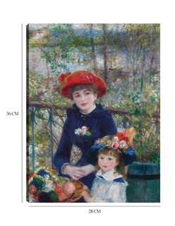Foto 6 | Cuadro Decorativo - Dos Hermanas (en La Terraza) (1881)- Pierre-auguste Renoir - Fotografía - 28x36 - Fine Art Tj