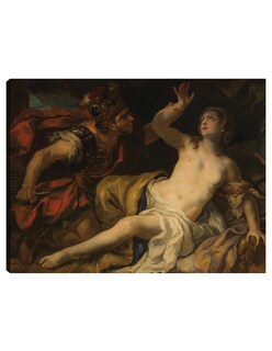 Foto 1 | Cuadro Decorativo - Tarquinio Y Lucrecia (1692)- Johann Michael Rottmayr - Fotografía - 69x92 - Impresión En L