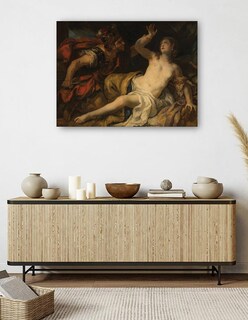 Foto 5 | Cuadro Decorativo - Tarquinio Y Lucrecia (1692)- Johann Michael Rottmayr - Fotografía - 69x92 - Impresión En L