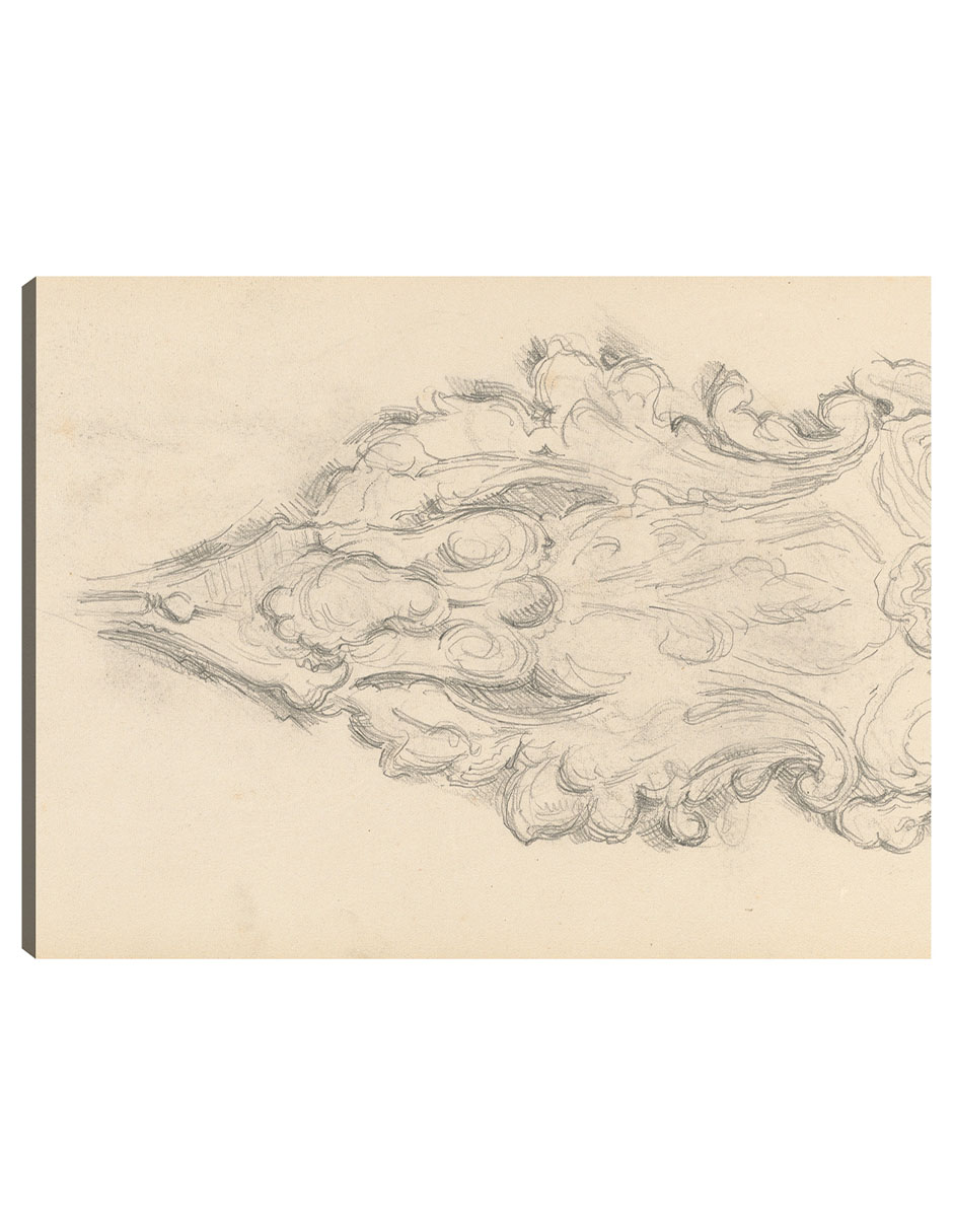 Foto 1 | Cuadro Decorativo - Estudio De Un Ornamento Decorativo (1879-1882)- Paul Cézanne - Religión - 46x61 - Fine Art Tj