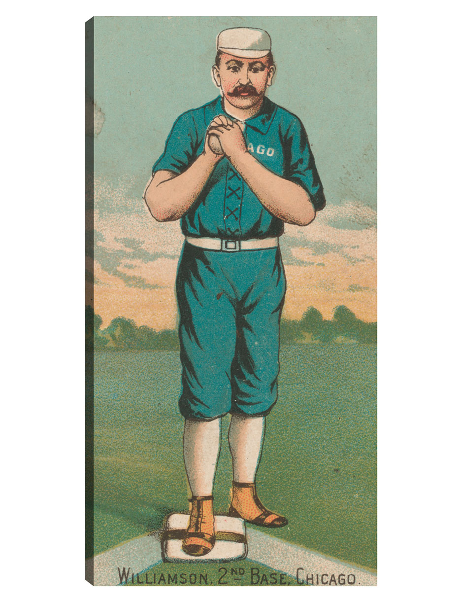 Foto 1 | Cuadro Decorativo - Ned Williamson, Medias Blancas De Chicago, - Library Of Congress - 34x64 - Fine Art Tj