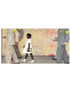 Foto 1 | Cuadro Decorativo - El Problema Con El Que Todos Vivimos (ruby Bridges)- Norman Rockwell - Fotografía - 54x102 - Fi