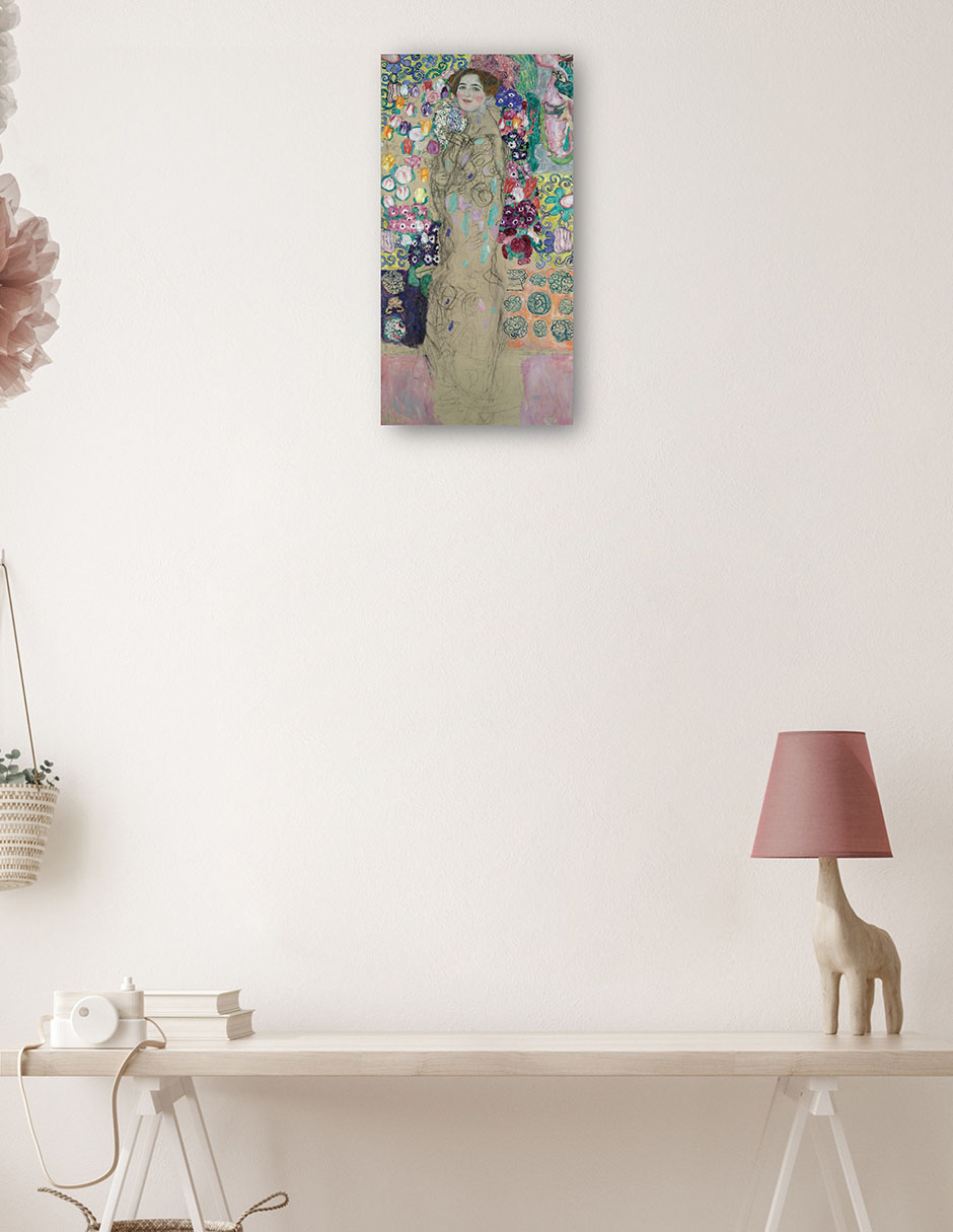 Foto 4 pulgar | Cuadro Decorativo - Retrato Póstumo De Ria Munk Iii (ca 1917 - 1918)- Gustav Klimt - Fotografía - 46x89 - Fine Art Tj