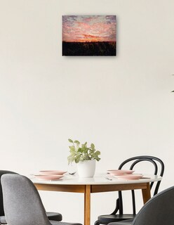Foto 2 | Cuadro Decorativo - Amanecer O Atardecer, Estudio Para Libro - Abbott Handerson Thayer - 28x36 - Fine Art Tj