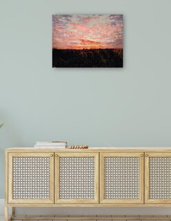Foto 4 | Cuadro Decorativo - Amanecer O Atardecer, Estudio Para Libro - Abbott Handerson Thayer - 28x36 - Fine Art Tj
