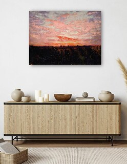 Foto 5 | Cuadro Decorativo - Amanecer O Atardecer, Estudio Para Libro - Abbott Handerson Thayer - 28x36 - Fine Art Tj