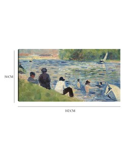 Foto 6 | Cuadro Decorativo - Bañistas (estudio Para Bañistas En Asnières) (1883-1884)- Georges Seurat - Fotografía -