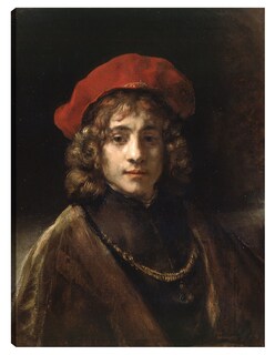 Foto 1 | Cuadro Decorativo - Tito, El Hijo Del Artista (c. 1657)- Rembrandt Van Rijn - Fotografía - 46x61-impresión En