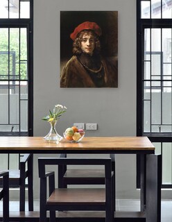 Foto 4 | Cuadro Decorativo - Tito, El Hijo Del Artista (c. 1657)- Rembrandt Van Rijn - Fotografía - 46x61-impresión En