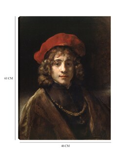Foto 6 | Cuadro Decorativo - Tito, El Hijo Del Artista (c. 1657)- Rembrandt Van Rijn - Fotografía - 46x61-impresión En
