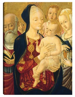 Foto 1 | Cuadro Decorativo - La Virgen Y El Niño Con San Jerónimo, Santa Catalina - Matteo Di Giovanni - 46x61 - Fine Art Tj