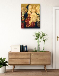 Foto 3 | Cuadro Decorativo - La Virgen Y El Niño Con San Jerónimo, Santa Catalina - Matteo Di Giovanni - 46x61 - Fine Art Tj