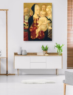 Foto 5 | Cuadro Decorativo - La Virgen Y El Niño Con San Jerónimo, Santa Catalina - Matteo Di Giovanni - 46x61 - Fine Art Tj