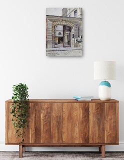 Foto 2 | Cuadro Decorativo - 27, Calle Del Petit-musc. París (1895 – 1905)- Frédéric Houbron - Ciudades - 28x36 - Fine Art Tj